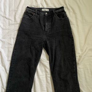Abercombie and fitch curve love black jeans